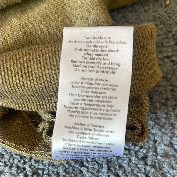 Freestyle Kids Zipper Hooded Jacket - Olive with Gold and Black Accents - Picture 6 of 7